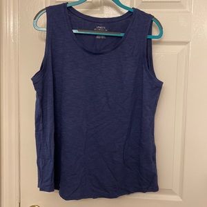 NWT Navy Scoop Tank Chico’s Size 3